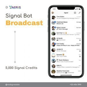 signal bot broadcast 5000 credits